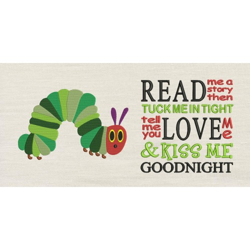 Hungry Caterpiller with Read me a story Reading Pillow