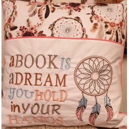 Dream Catcher A Book Is A Dream Reading Pillow