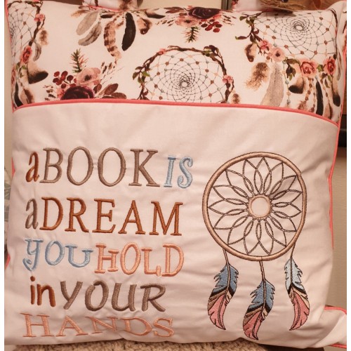Dream Catcher A Book Is A Dream Reading Pillow