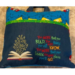 Book With The More That You Read Reading Pillow