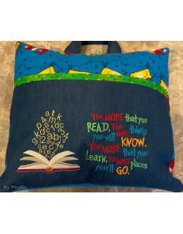 Book With The More That You Read Reading Pillow