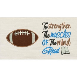 Football with To strengthen Reading Pillow