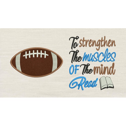 Football with To strengthen Reading Pillow