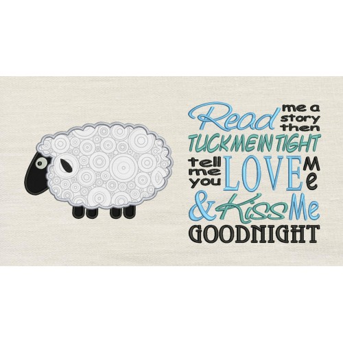 Sheep with Read me a story Reading Pillow