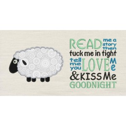 Sheep with Read me a story Reading Pillow