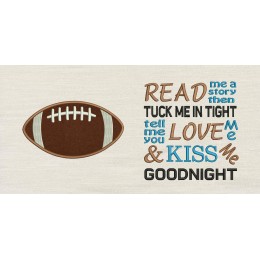 Football with Read me story Reading Pillow