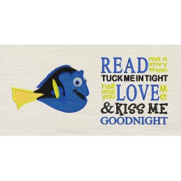Dory Blue with Read me a story