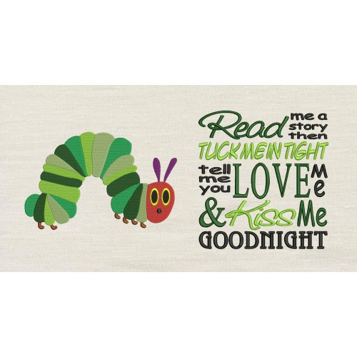 Hungry Caterpiller with Read me a story Reading Pillow