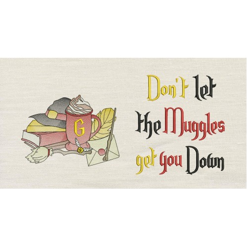 Wizard Books With Don't let Reading Pillow