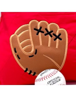 Baseball Glove applique embroidery design