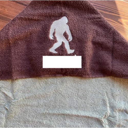 Bigfoot Silhouette embroidery design