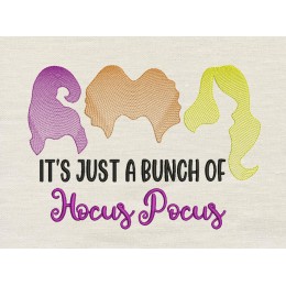 It’s Just A Bunch Of Hocus Pocus embroidery design