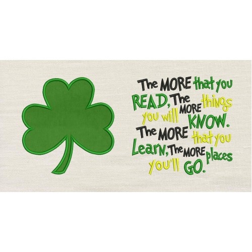 Shamrock with The more that you read