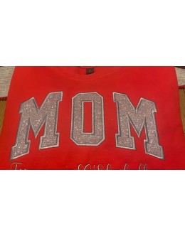Mom Applique embroidery design 