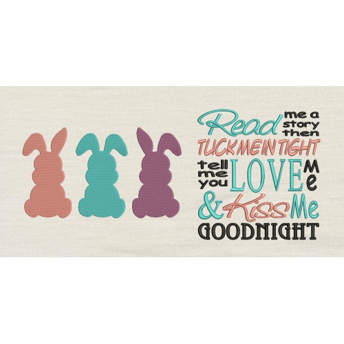 Bunny Trio with Read me a story