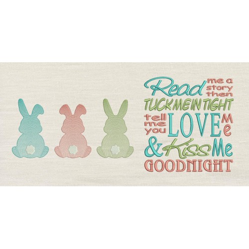 Easter bunny with Read me a story