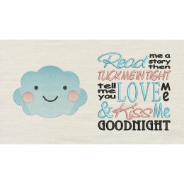Cloud with Read me a story Reading Pillow