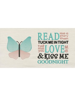 Butterfly with Read me a story Reading Pillow