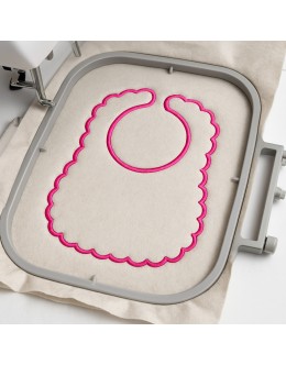 Baby bibs in the hoop embroidery design