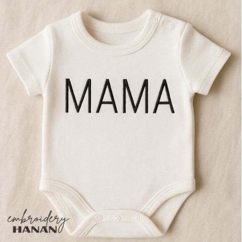 Mama embroidery design 