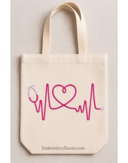 Nurse embroidery design