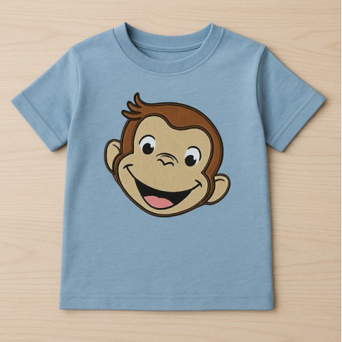 Monkey Face embroidery design
