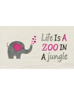 Elephant with Life is a zoo reading Pillow Elephant with Life is a zoo reading Pillow