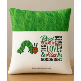 Caterpillar with Read me a story Reading Pillow