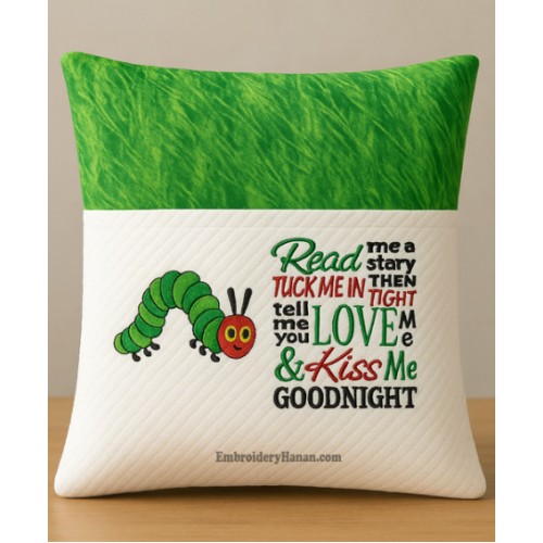 Caterpillar with Read me a story Reading Pillow