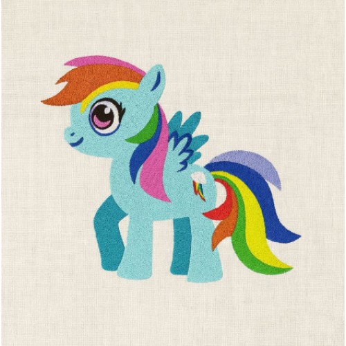 My little pony embroidery design