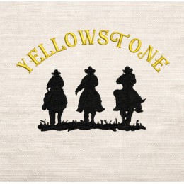 Yellowstone embroidery design 