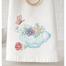 Tea Kettle embroidery design 5X7 Tea Kettle embroidery design 5X7