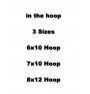 Baby bibs in the hoop embroidery design
