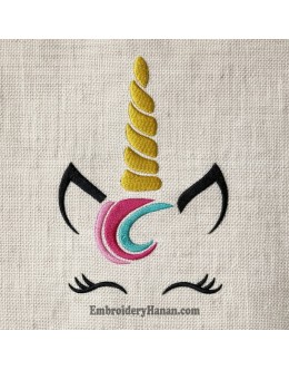 Unicorn embroidery design Unicorn embroidery design