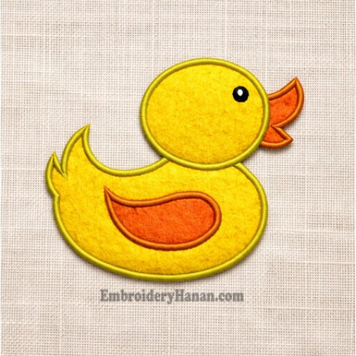Baby duck embrodery design