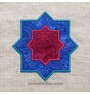Moroccan pattern embroidery design