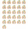 Pumpkin Monogram Embroidery Designs 4x4