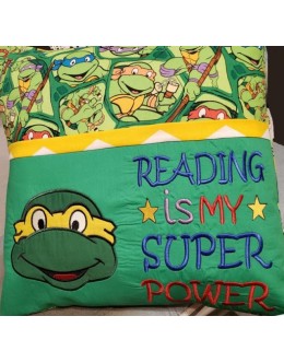 Ninja turtle with Reading is My Superpower