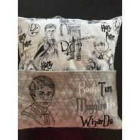 Harry Potter line Books Turn reading pillow embroidery designs