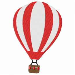 Air Balloon embroidery design