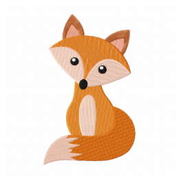 Fox Embroidery Design