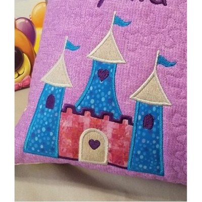 Castle princess embroidery