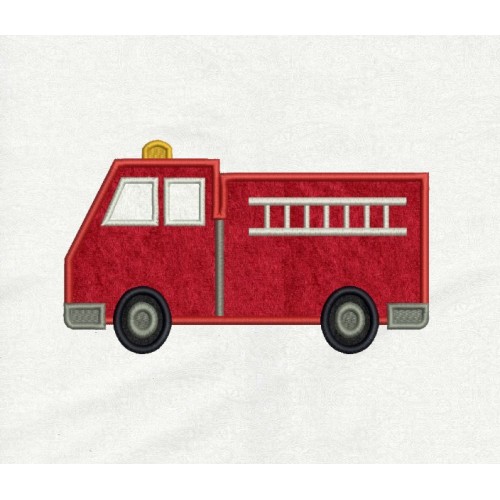 Fire Truck embroidery design