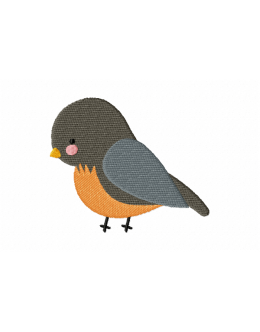 Bird embroidery design