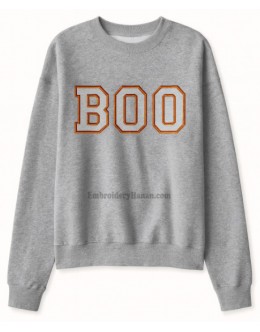 Boo Halloween embroidery design