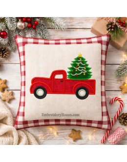 Christmas Truck Embroidery design Christmas Truck Embroidery design