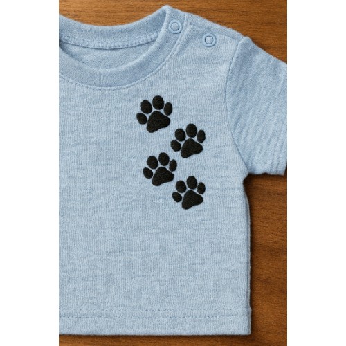 Dog Paw Print embroidery design