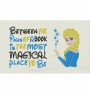 Elsa Frozen with Between the Pages reading pillow