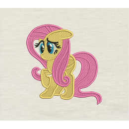Fluttershy Embroidery design