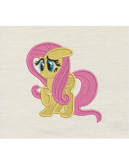 Fluttershy Embroidery design